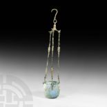 Roman Hanging Glass Lamp