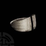 Viking Age Decorated Silver Bracelet