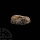 Sumerian Stone Fragment with Royal Dedication