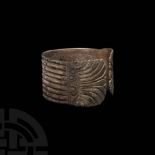 Achaemenid Silver Bracelet with Palmettes