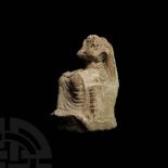 Egyptian Limestone Statue of Isis Lactans