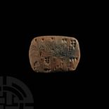 Sumerian Pictographic Tablet