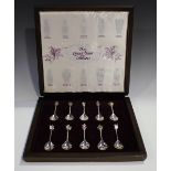 A set of ten 'The Queen's Beasts Collection' silver and enamel spoons, limited edition number 763 of