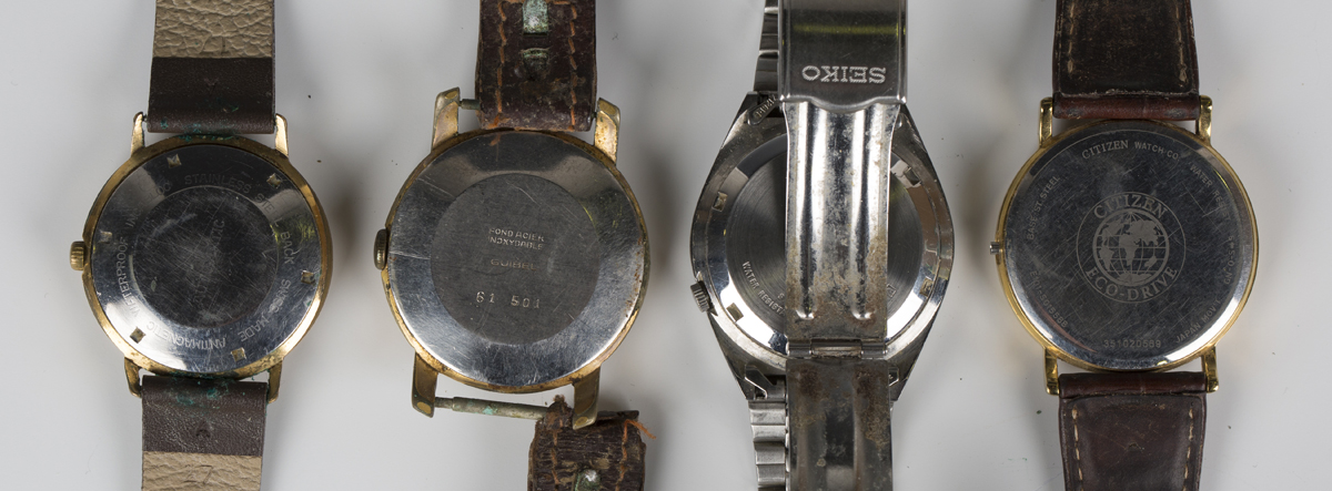 A Seiko 5 Automatic steel cased gentleman's bracelet wristwatch, case width 3.5cm, together with a - Image 3 of 8