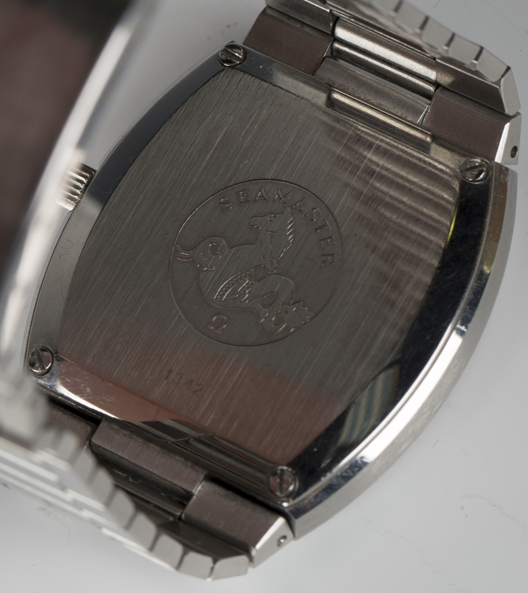 An Omega Seamaster Quartz steel cased gentleman's bracelet wristwatch, the signed cushion shaped - Image 4 of 6