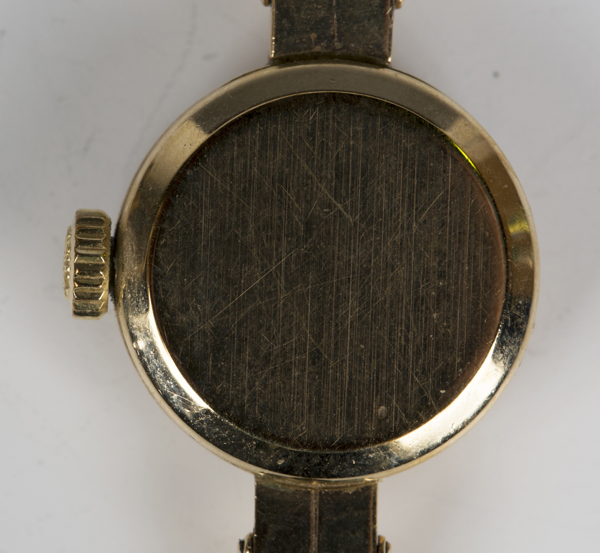 A Longines 9ct gold lady's bracelet wristwatch, the signed silvered dial with baton hour markers and - Image 5 of 7