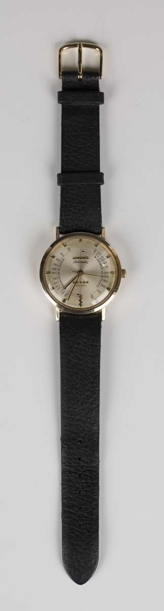 A Longines Automatic 5-star Admiral gilt metal cased gentleman doctor's wristwatch, the signed - Image 4 of 7