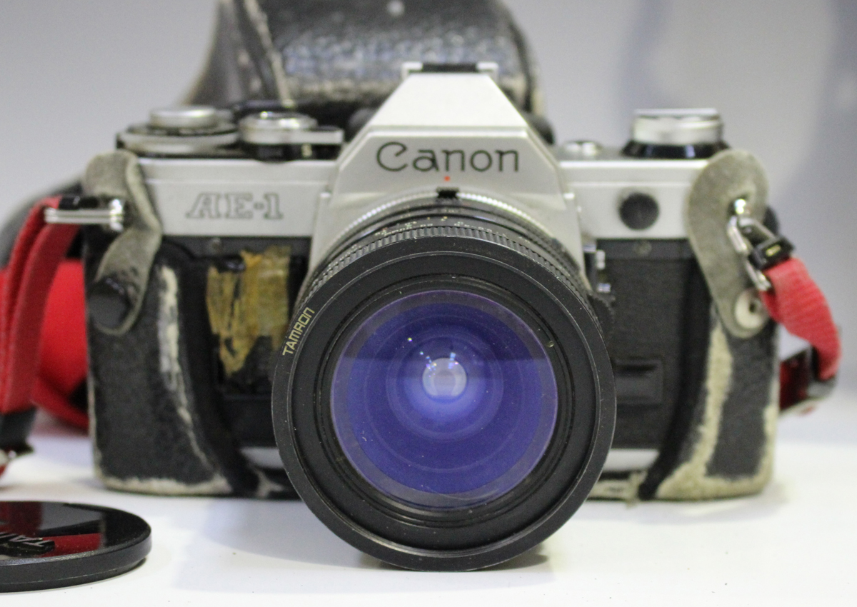 A Canon AE-1 camera, No. 4330844, with Tamron 1:3.5-4.5 28-50mm lens, together with a Tamron 1:3.8 - Image 8 of 14