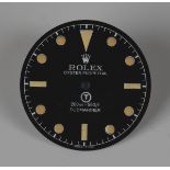 A Rolex Oyster Perpetual Submariner wristwatch dial, signed and detailed 'T' above '200m-660ft