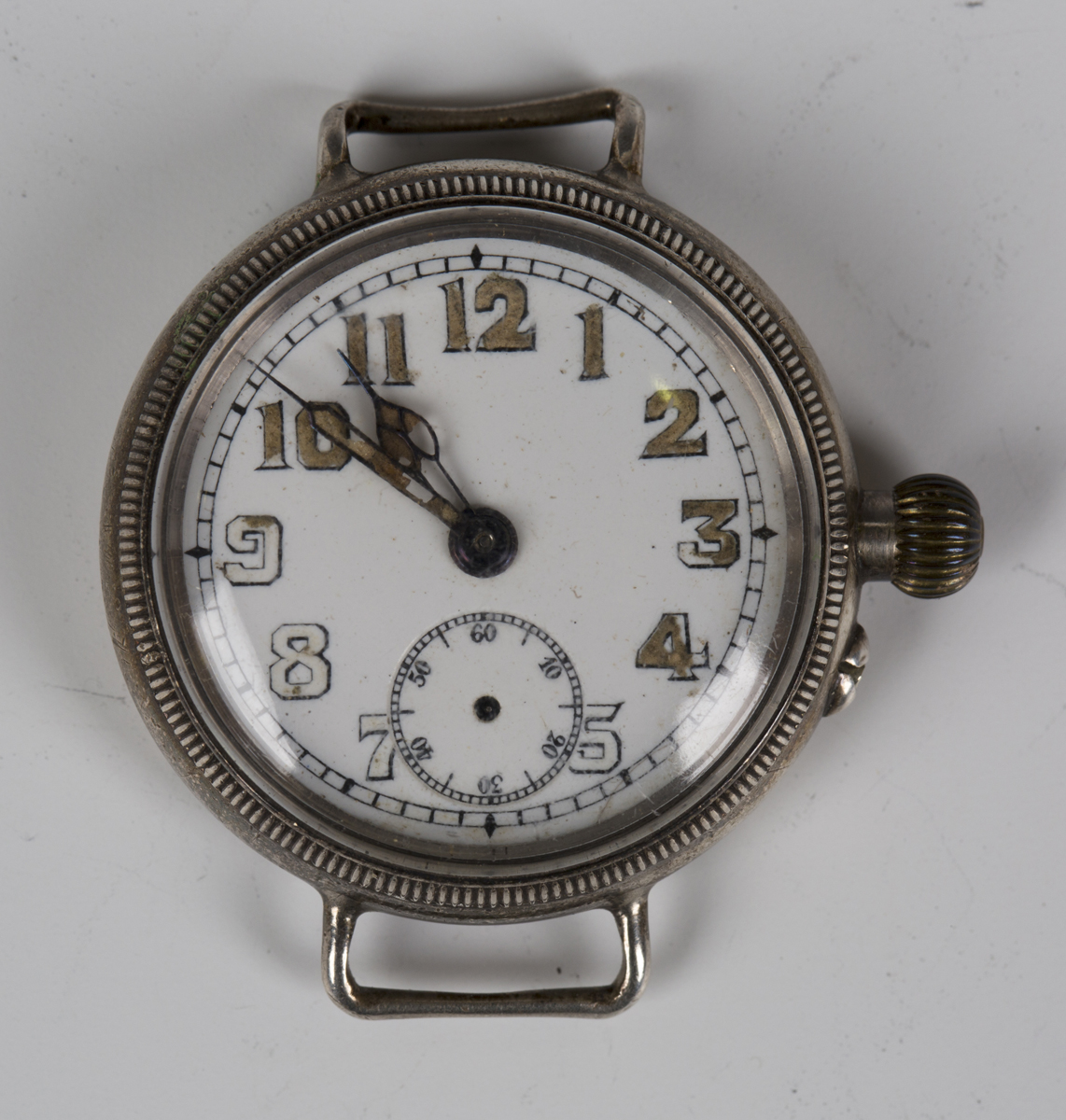 A silver circular cased lady's wristwatch with unsigned jewelled lever movement, import mark - Image 5 of 5