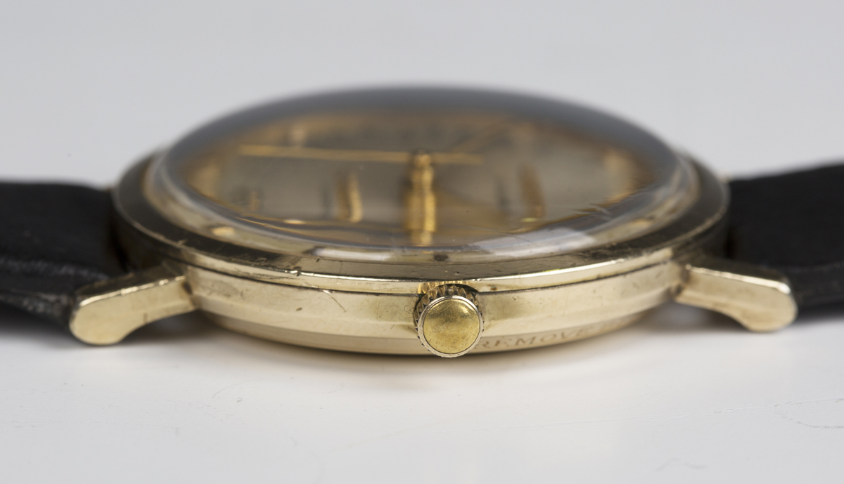 A Longines Automatic 5-star Admiral gilt metal cased gentleman doctor's wristwatch, the signed - Image 6 of 7