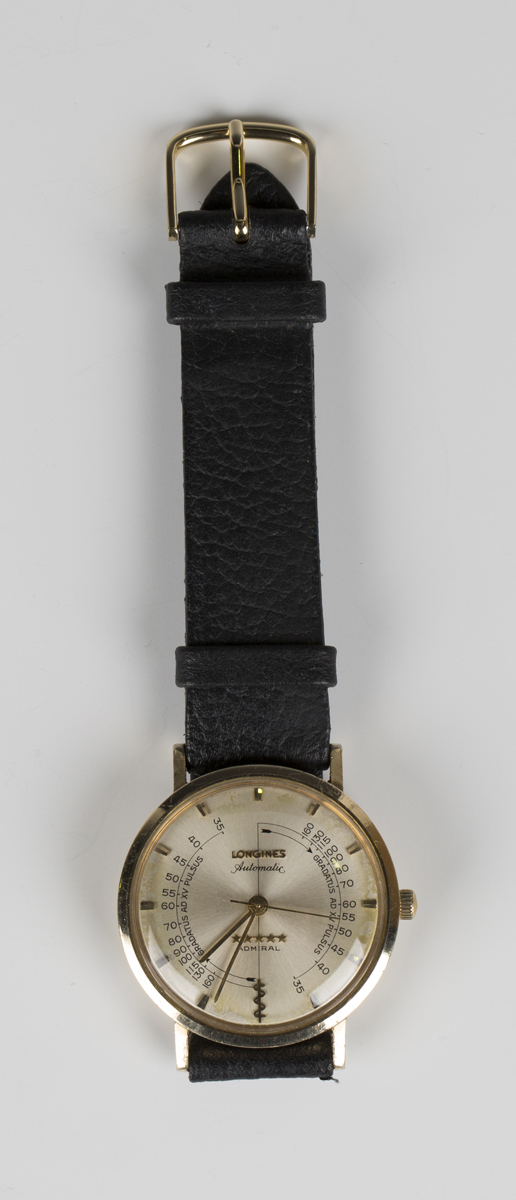 A Longines Automatic 5-star Admiral gilt metal cased gentleman doctor's wristwatch, the signed - Image 5 of 7