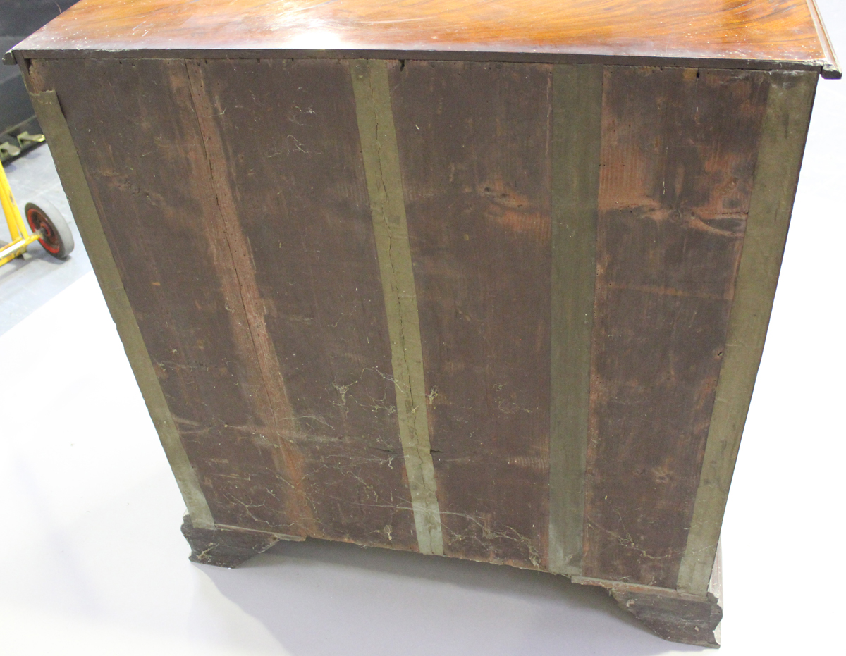 A 19th century mahogany secrétaire chest, the fall front revealing a fitted interior above three - Image 2 of 7