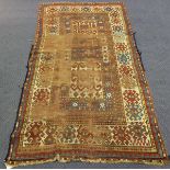 A Kazak Fachralo rug, West Caucasus, late 19th/early 20th century, the compartmentalized field