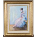 Konstantin Razumov - Suzette, Portrait of the Ballet Dancer, oil on canvas, signed recto,