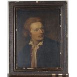 British School - Bust Length Portrait of a Young Gentleman, late 19th century oil on canvas, 55cm
