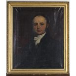 British School - Half Length Portrait of a Gentleman, late 19th century oil on canvas, 74cm x