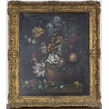 Continental School - Still Life Study of Flowers, late 19th/early 20th century oil on canvas, 59.5cm