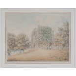 Attributed to Thomas Richard Underwood - 'Part of Battle Abbey, Sussex', watercolour laid on mount