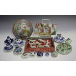 A set of eight Chinese biscuit porcelain Horses of Muwang, 20th century, modelled in various