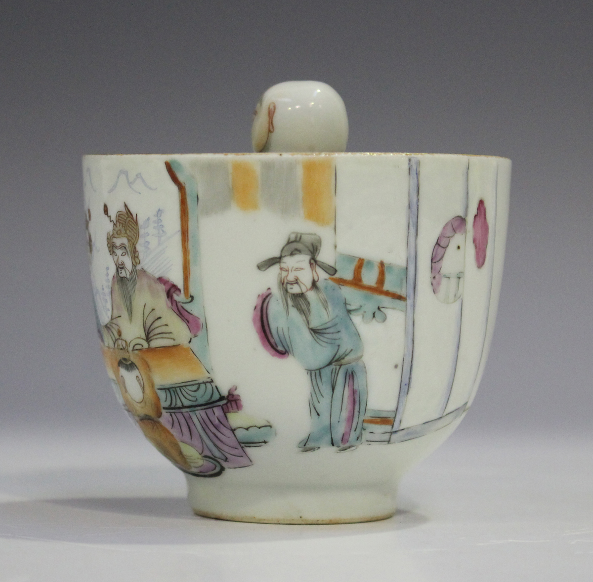 A Chinese famille rose porcelain bowl with integral 'pop-up' figure, mark of Tongzhi but probably - Image 10 of 10