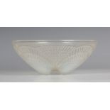 An Art Deco Lalique opalescent glass Coquilles pattern small circular bowl, pre-1945, No. 3203,