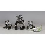 A Swarovski Crystal Endangered Wildlife 2008 Annual Edition panda, designed by Heinz Tabertshofer,