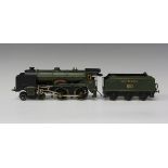 A German, possibly Bing, gauge O clockwork 4-4-0 locomotive 'Merchant Taylors' and tender 910,