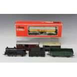 A collection of Lima gauge O railway items, including two 0-6-0 locomotives 4683 and tenders,