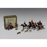 A Britains No. 1659 Knights of Agincourt mounted knight, boxed (lacking inner packing piece), a
