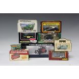 A collection of die-cast vehicles, including a Franklin Mint 1929 Bentley, a Solido Citroen 2CV, a