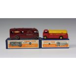 A Dinky Toys No. 581 horsebox and a No. 591 A.E.C. tanker, both boxed (some paint chips and