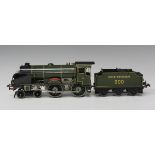 A Hornby Series gauge O 20v E420 4-4-0 Schools class locomotive 'Eton' and tender 900, finished in