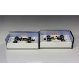 Two Quartzo Classic Models 1:18 scale Formula 1 racing cars, comprising a Q9002 Lotus 49 Dutch GP,