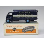 A Dinky Supertoys No. 514 Guy van 'Lyons Swiss Rolls', first type, boxed (some paint chips and