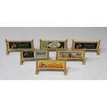 A Hornby Series gauge O No. 4 railway accessories set and a Hornby Trains half-dozen station