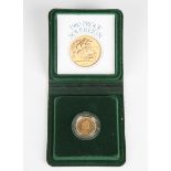A Royal Mint proof sovereign 1980, cased.Buyer’s Premium 29.4% (including VAT @ 20%) of the hammer