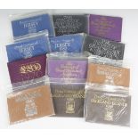 A large collection of Royal Mint coin sets, including year sets, cased.Buyer’s Premium 29.4% (