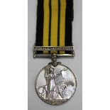 An Africa General Service Medal with bar 'Somaliland 1902-04' to 'W.Trudgian, Sto, H.M.S.