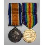 A 1914-18 British War Medal and 1914-19 Victory Medal to '39590 Pte.A.Francis. N.Staff.R.'.Buyer’s