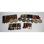 A group of six First and Second World War medals, awarded to Major W.O. Holst, R.A.M.C.,