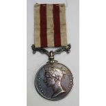 An Indian Mutiny Medal 1857-58 to 'Robt Mallord,34th Regt' (suspension repaired).Buyer’s Premium