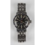 A Rotary Automatic Aquaplunge stainless steel cased gentleman's wristwatch with signed jewelled