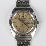 An Omega Automatic Chronometer Constellation stainless steel cased gentleman's wristwatch, circa