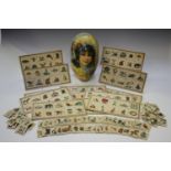 An early/mid-19th century chromolithographed child's picture puzzle game, comprising twelve cards