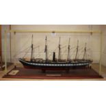 A modern scale model of SS Great Britain, length 80cm, cased.Buyer’s Premium 29.4% (including