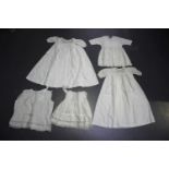 A quantity of whitework, including a group of mainly Edwardian infant's clothes, a pair of silk