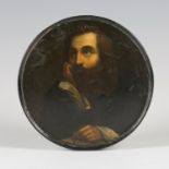 A 19th century Stobwasser papier-mâché snuff box, the lid finely painted with a portrait of a