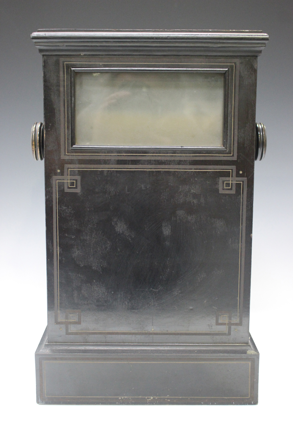 A late Victorian Aesthetic Movement ebonized stereoscopic viewer, containing a collection of mixed - Image 9 of 12