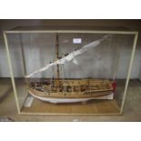 A modern 1:17 scale model of an 1803 armed pinnace, length 61cm, cased.Buyer’s Premium 29.4% (